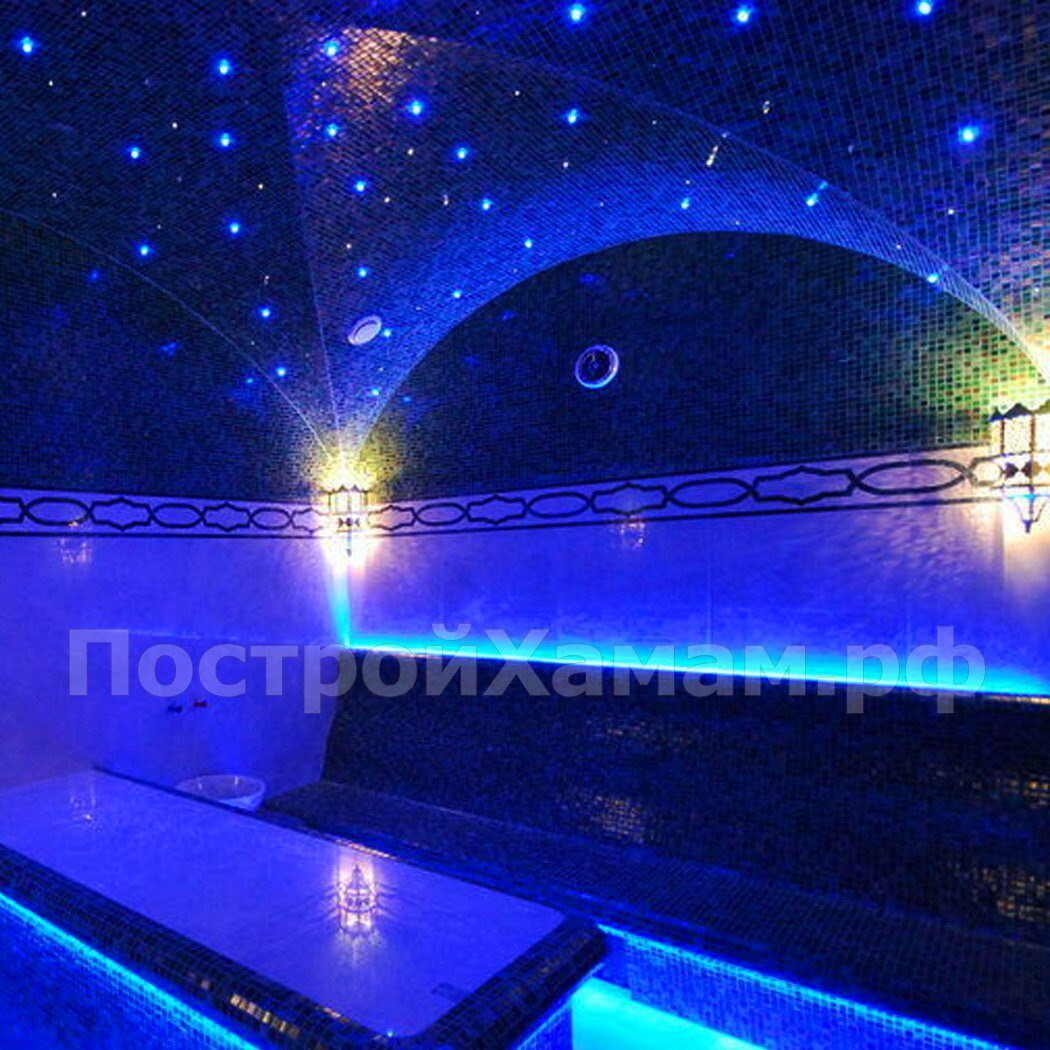 Звездное небо для хамама, 300 точек